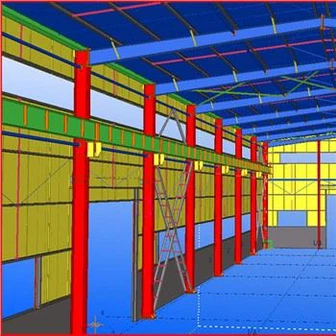Steel Structure Workshop With Crane