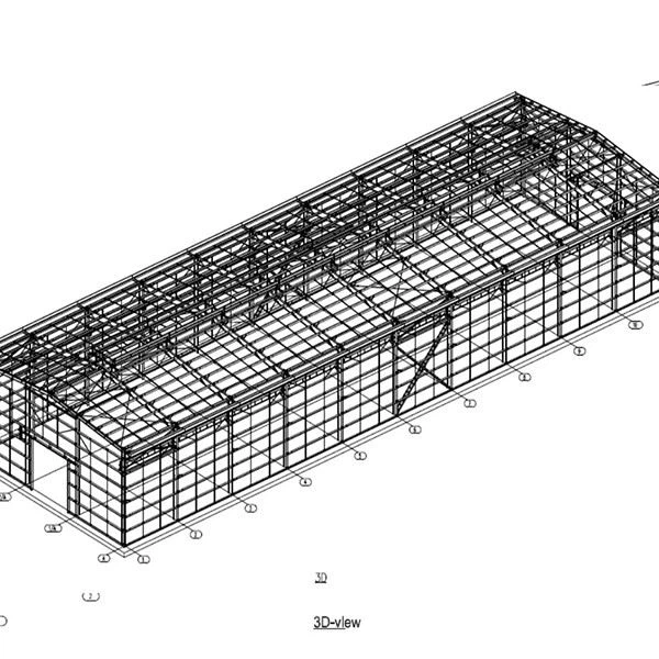 Steel Structure Workshop With Skylight