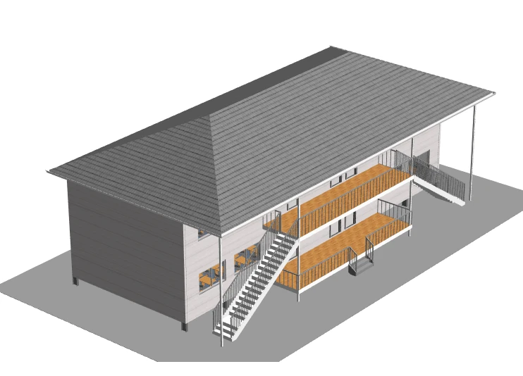 CBC Four in One Modular Classroom Project For Papua New Guinea Market
