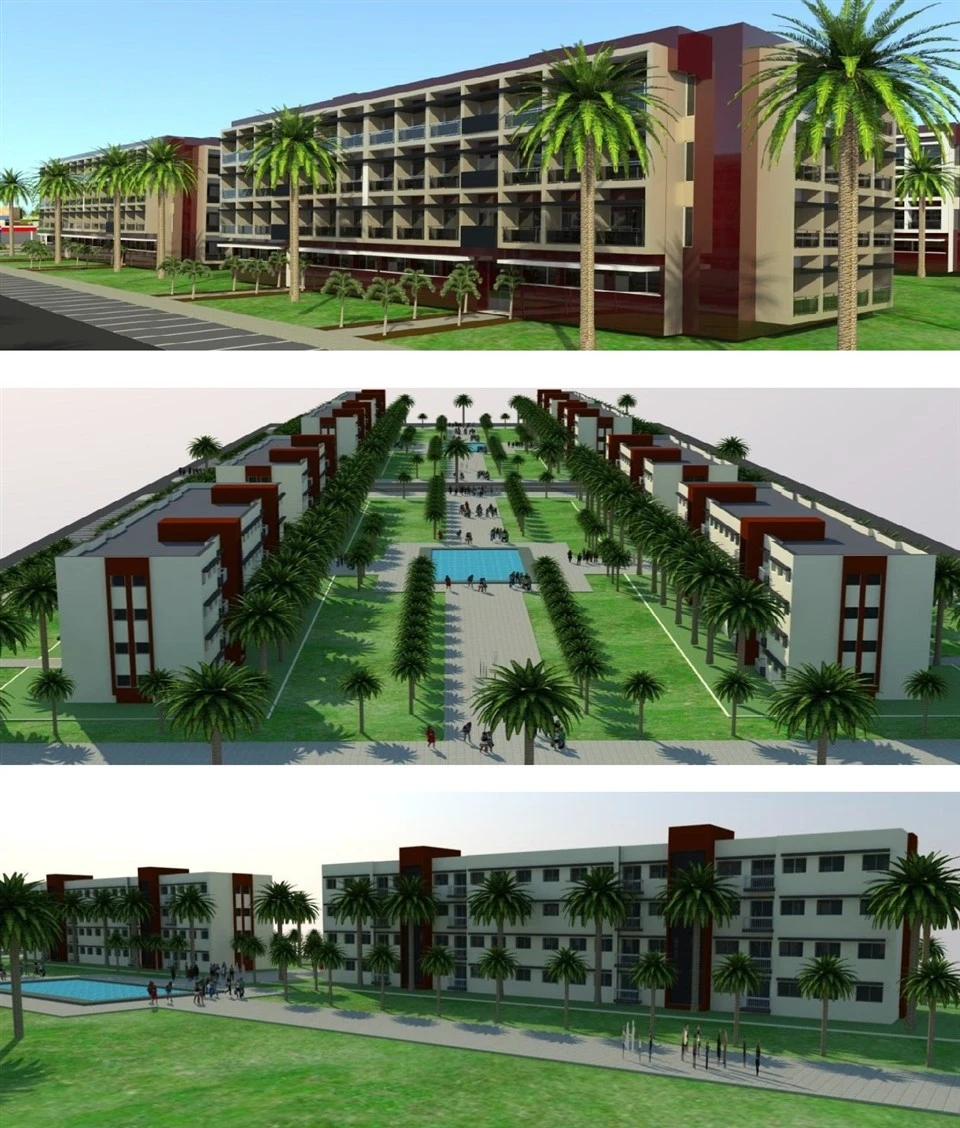 Ghana 4-Storey Prefabricated Residential Building Project Using CBC Light Gauge Steel Frame System