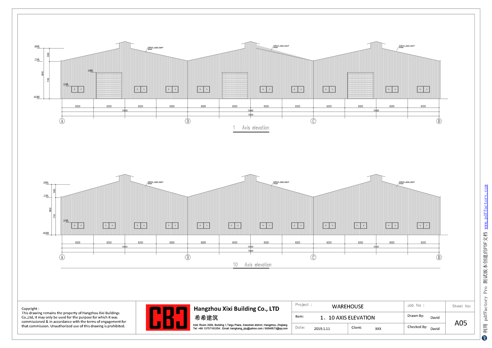 CC190111 Tanza Factory Project quotation and drawings V1908076 CC190111 Tanza Factory Project quotation and drawings V1908076