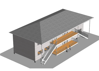 CBC Four in One Modular Classroom Project For Papua New Guinea Market