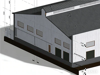 CBC Steel Structure Warehouse Design For Cebu, Philippines (Irregular Shape)