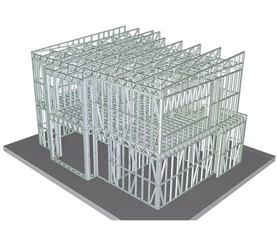 Two-Storey Light Steel Keel Townhouses Design For Natales, Southern Chile