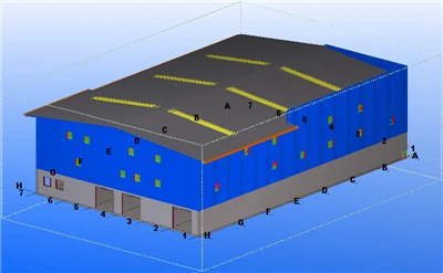 Structural Design & Analysis For 3-Storey Steel Warehouse in New Caledonia (CBC Steel Structure)