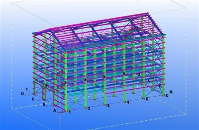 Structural Force Analysis, Material List And Global Market Adaptability Report Of CBC 5-Story Steel Structure Warehouse