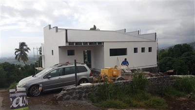 Two-Story Light Steel Villa Design For Reunion Island Clients