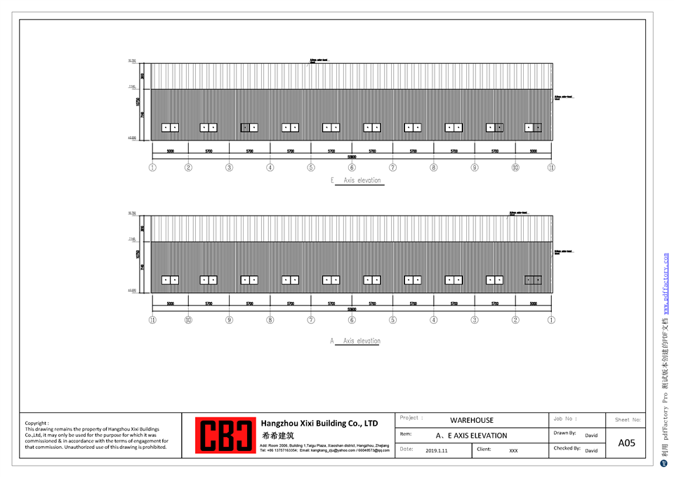 Steel Structure Warehouse Design Report Of Tanza Factory Project in South Manila high quality