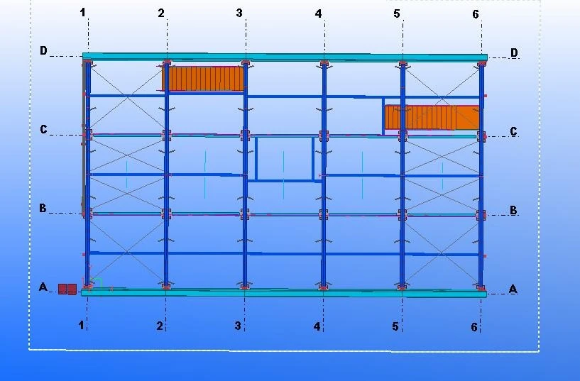 Structural Force Analysis, Material List And Global Market Adaptability Report Of CBC 5-Story Steel Structure Warehouse high quality