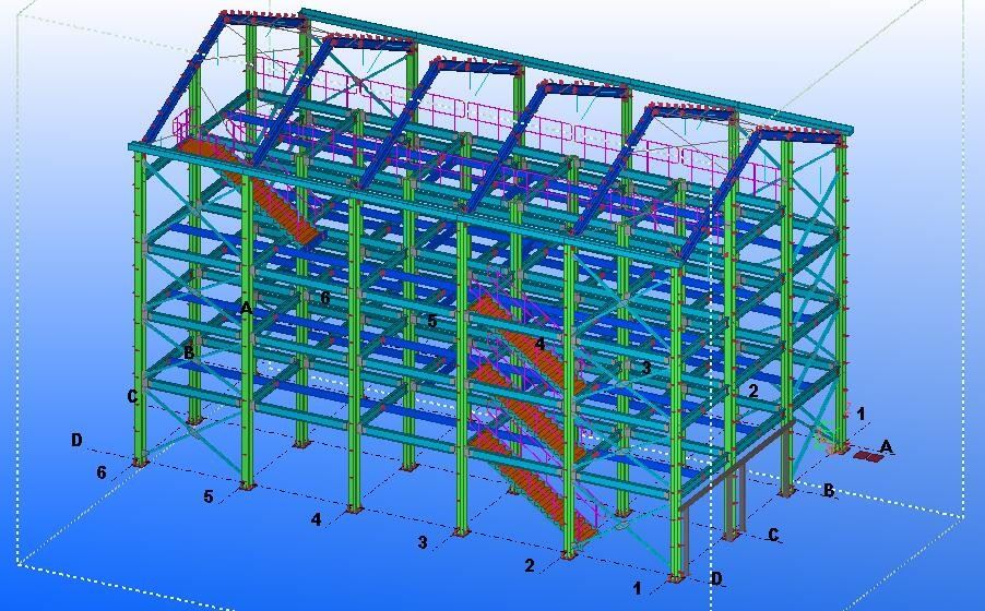 Structural Force Analysis, Material List And Global Market Adaptability Report Of CBC 5-Story Steel Structure Warehouse best