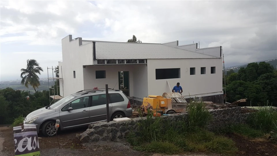 Two-Story Light Steel Villa Design For Reunion Island Clients